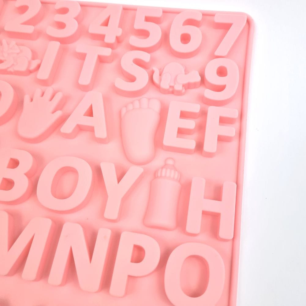 It's A Boy/Girl Letters Alphabet Silicone Mould Baking Desserts Fondant