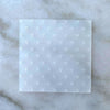 Acrylic fondant debosser with Mini Hearts design
