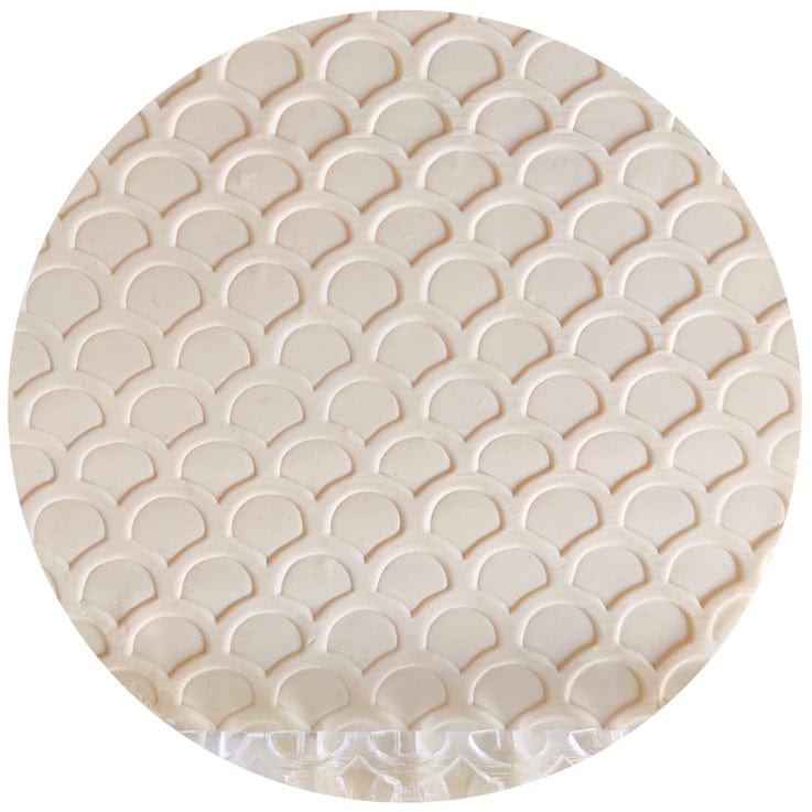 Mermaid Tail Embossed Rolling Pin Engraved Cookie Baking Decorative