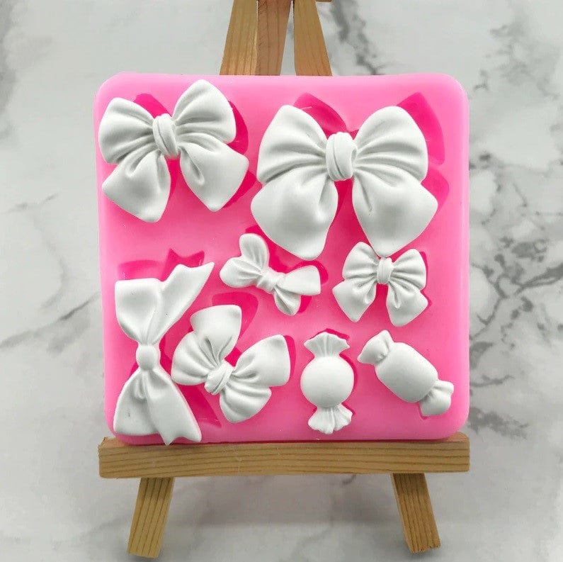 Ribbon Bow Silicone Mould Baking Desserts Fondant