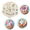 Easter Basket Set Silicone Mould Baking Desserts Fondant