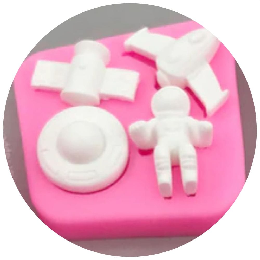 Space Set Silicone Mould Baking Desserts Fondant