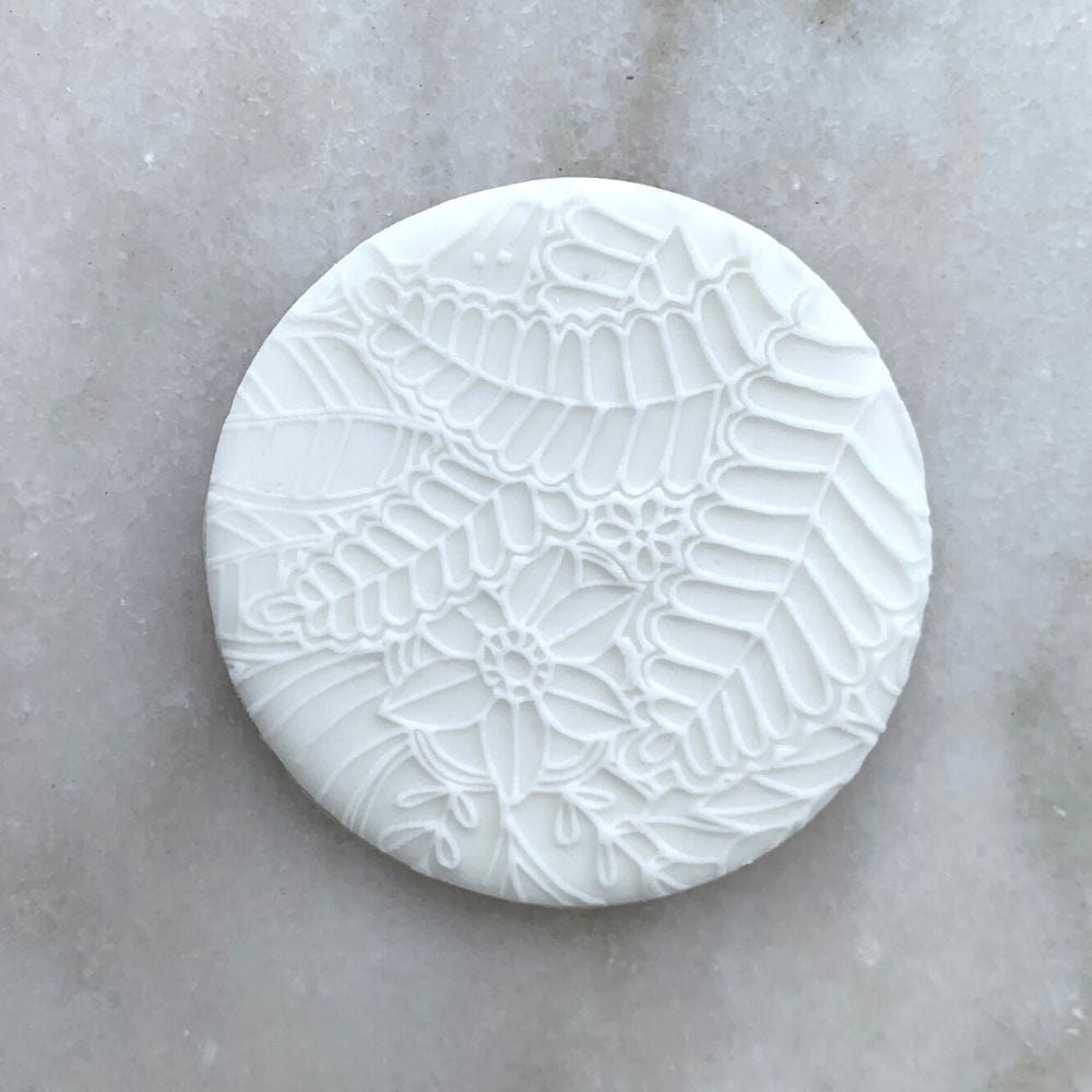 Tropical Leaves Cookie Stamp