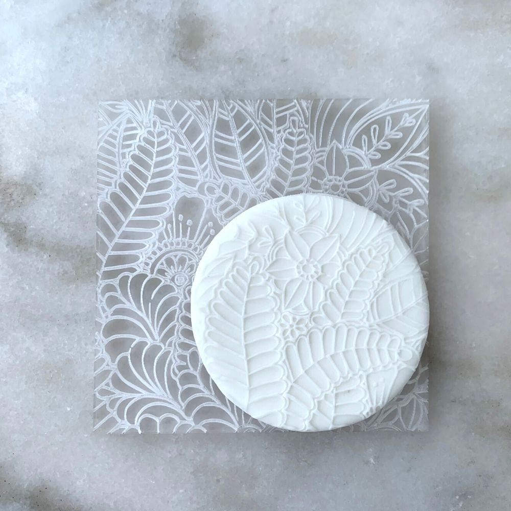 Tropical Leaves Cookie Stamp