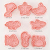 Under The Sea Animals Cookie Cutter Stamp Embosser Set