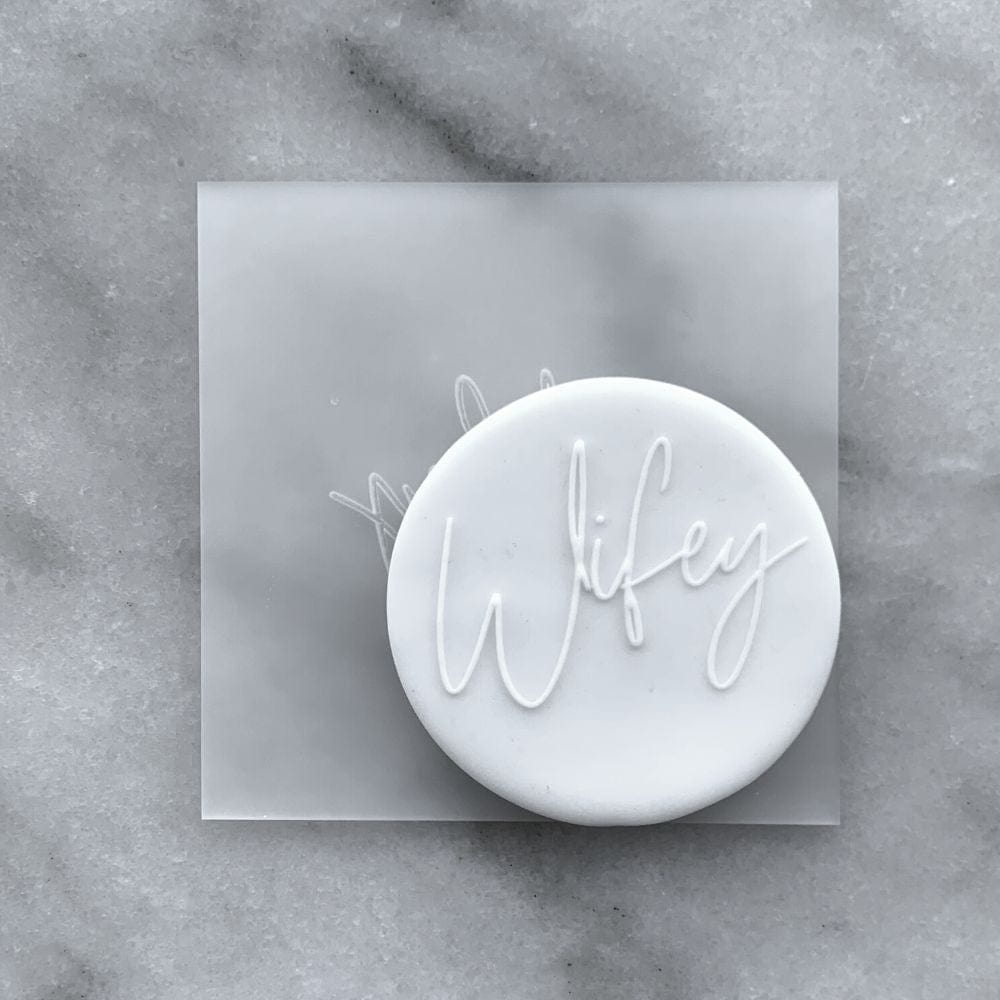 Wifey Wedding Cookie Stamp