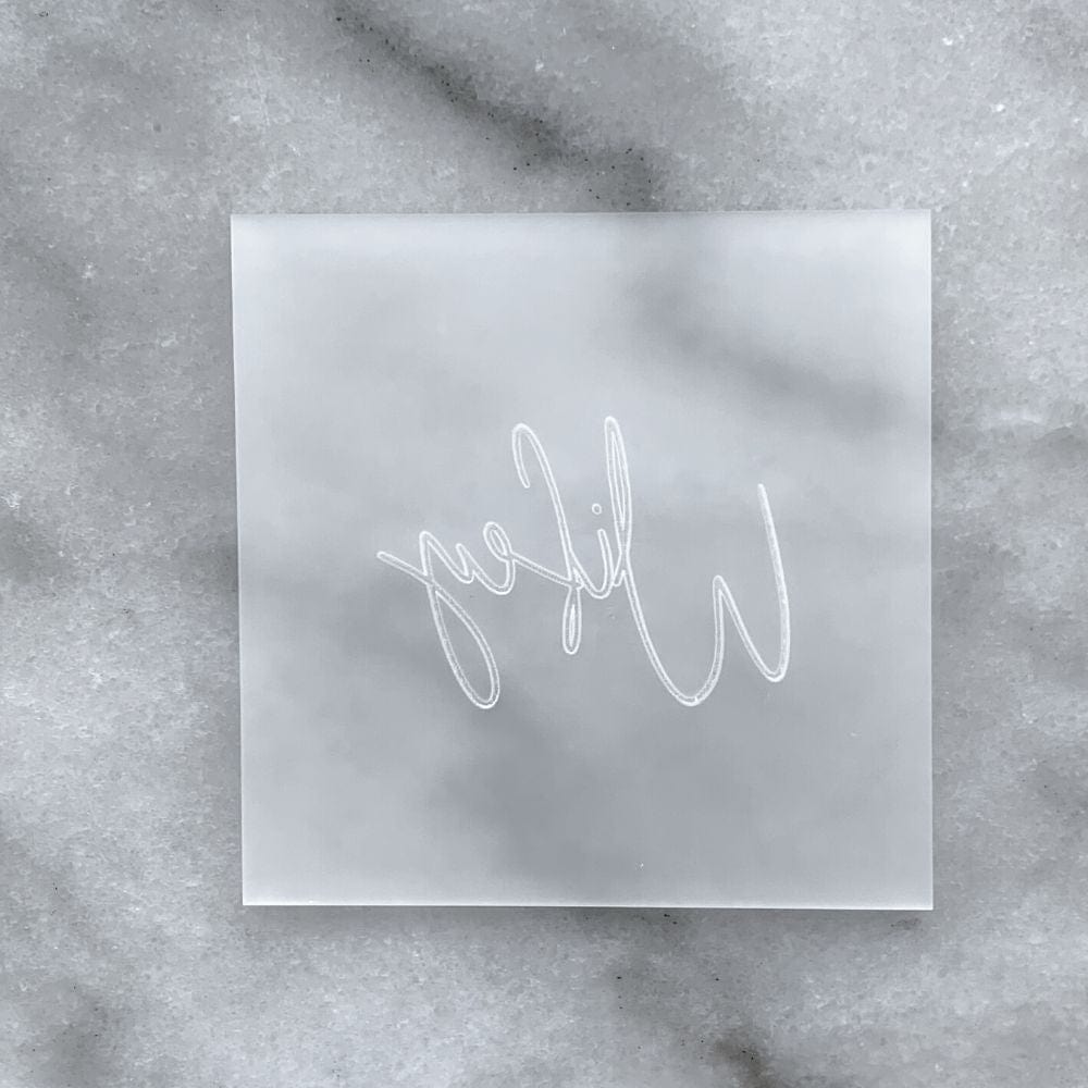 Wifey Wedding Cookie Stamp